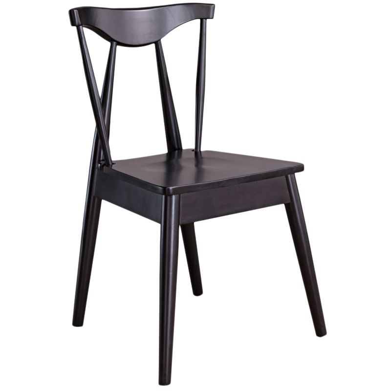 Sillas de estilo contemporáneas sillas sin brazos para cocina con patas de madera