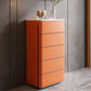 Modern Style Stone Buffet aparador de 19.6 "L Servidor buffet de comedor en naranja