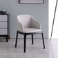 Glam Scandinavian Ash Wood Chairs Solid Back Arm Kitchen Dining Chair Set Clearhalo ' kitchen&dining_furn' 'Dining Chairs' 'Dining Tables & Seating' 'dining_chair' 'furn' 'furn_dining_chair' 'Furniture' 'furniture_dining_chair' 'Kitchen & Dining Furniture' 'kitchen' 1200x1200_cf2ba161-477a-4297-b4d2-c07c871cf5f2