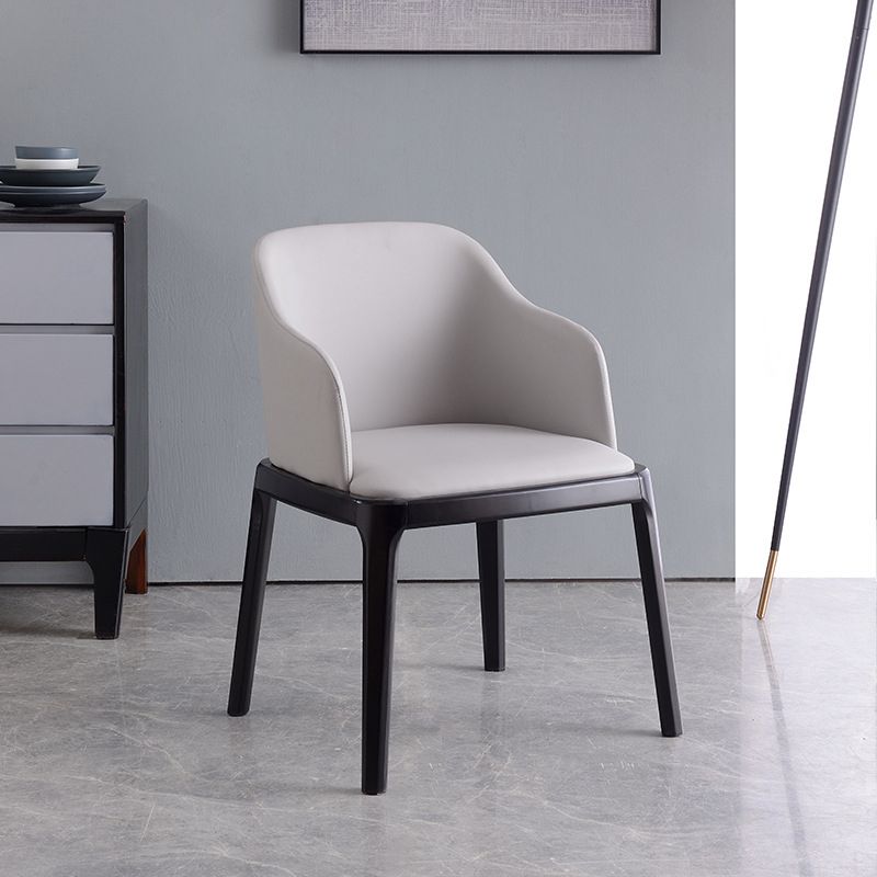 Glam Scandinavian Ash Wood Chairs Solid Back Arm Kitchen Dining Chair Set Clearhalo ' kitchen&dining_furn' 'Dining Chairs' 'Dining Tables & Seating' 'dining_chair' 'furn' 'furn_dining_chair' 'Furniture' 'furniture_dining_chair' 'Kitchen & Dining Furniture' 'kitchen' 1200x1200_cf2ba161-477a-4297-b4d2-c07c871cf5f2