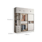 White Colour Wooden Wardrobe Cloth Rod Included Wardrobe Closet with Sliding Doors Clearhalo 'Armoires & Wardrobes' 'armoires_wardrobes' 'Bedroom Furniture' 'furn' 'furn_armoires_wardrobes' 'Furniture' 1200x1200_cf2c85b1-c08c-494a-a87d-555110d1d01f