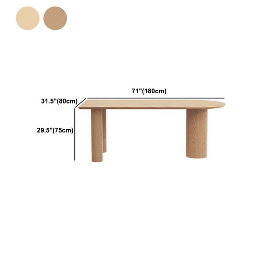 Moderia de mesa de comedor especializado en el mostrador marrón en pino para la cocina