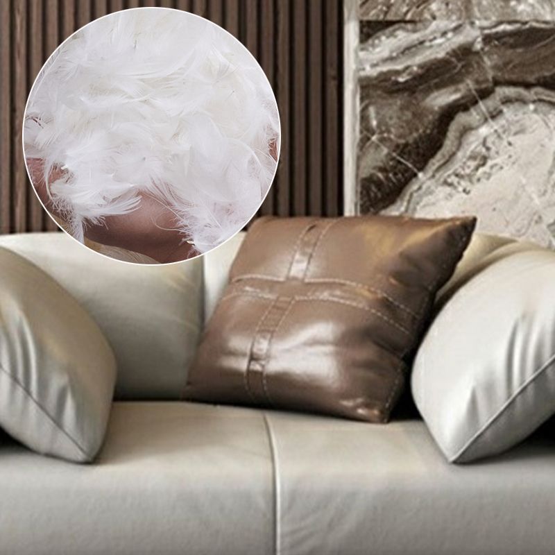 Standard Square Arm Loveseat Grey Loose Back Leather Bench Seating Clearhalo 'furn' 'furn_sofas' 'Furniture' 'furniture_sofas' 'kitchen' 'kitchen_sofas' 'Living Room Furniture' 'Sofa' 'sofas' 1200x1200_cf31b244-2af1-4a38-b80b-2bc76bbc09a2