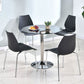 Round GlassTransparent Dining Table Simplicity Pedestal Table for Dining Room Clearhalo ' dining_table' 'Dining Tables & Seating' 'Dining Tables' 'furn' 'furn_dining_table' 'Furniture' 'furniture_dining_table' 'Kitchen & Dining Furniture' 'kitchen&dining_furn' 'kitchen' 'kitchen_dining_table' 1200x1200_cf326e52-266d-41c0-901c-33be19fb197d