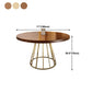 Contemporary Round Wood Table Standard Height Dining Table with Pedestal Base Clearhalo ' dining_table' 'Dining Tables & Seating' 'Dining Tables' 'furn' 'furn_dining_table' 'Furniture' 'furniture_dining_table' 'Kitchen & Dining Furniture' 'kitchen&dining_furn' 'kitchen' 'kitchen_dining_table' 1200x1200_cf346e5a-4b68-4ba2-b9b4-de47b2f80ebc