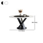 Modern Stone Dining Table Turntable Home Kitchen Pedestal Furniture Clearhalo 'Dining Tables & Seating' 'Dining Tables' 'dining_table' 'furn' 'furn_dining_table' 'Furniture' 'Kitchen & Dining Furniture' 1200x1200_cf358fc4-1707-4948-93a5-380ad211d1e9