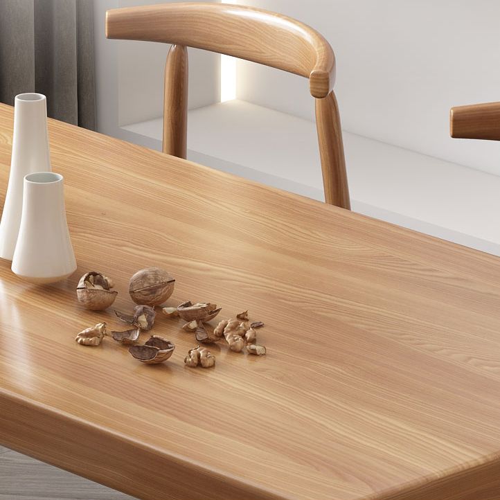 Modern 1/4/7 Pieces Rectangle Dining Table Set Simple Pine Wood Dinette Set Clearhalo 'Dining Room Sets' 'Dining Tables & Seating' 'dining_room_set' 'furn' 'furn_dining_room_set' 'Furniture' 'furniture_dining_room_set' 'Kitchen & Dining Furniture' 'kitchen&dining_furn' 'kitchen' 1200x1200_cf35dd9c-f5d6-4805-9b3e-69716896be3b