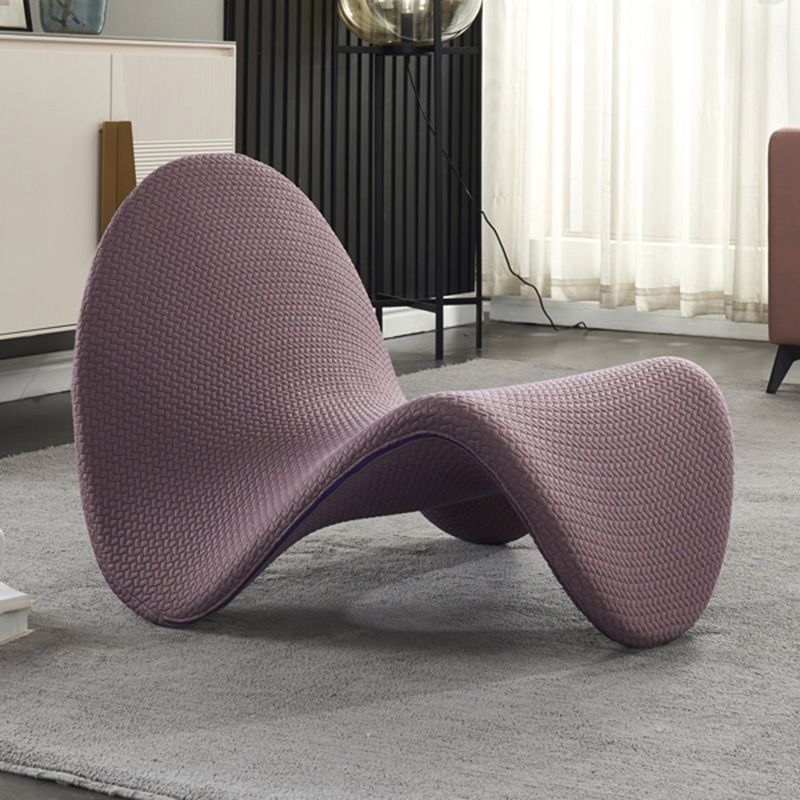 Armless Chair 29.5" L x33.8" W x25.5" H Chunky Textured Chair for Living Room Clearhalo 'Accent Chairs' 'accent_chairs' 'Chairs & Seating' 'furn' 'furn_accent_chairs' 'Furniture' 'furniture_accent_chairs' 'Living Room Furniture' 1200x1200_cf37c87a-8755-476b-b67e-8e600a524203