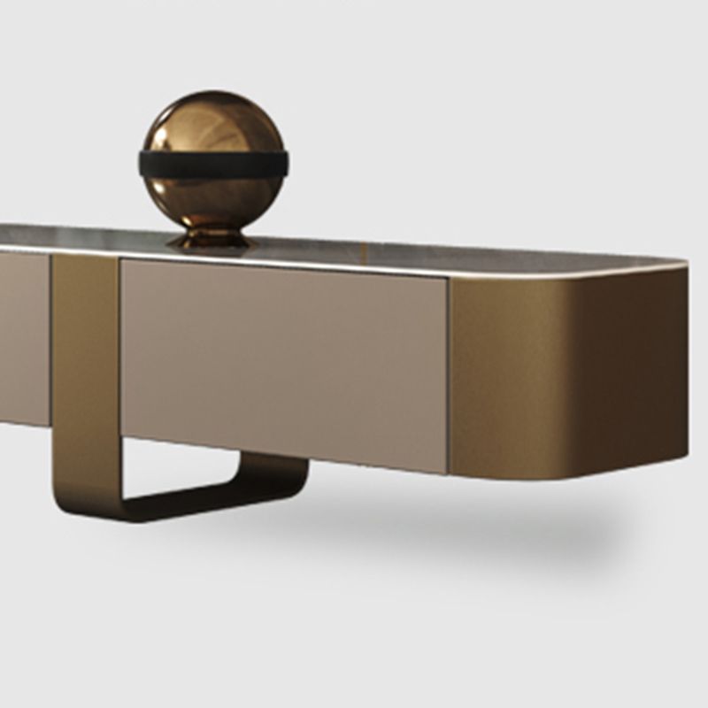 Modern Style Stone TV Stand Enclosed Storage TV Cabinet with Drawers Clearhalo 'furn' 'furn_tv_stands_entertainment_centers' 'Furniture' 'Living Room Furniture' 'TV Stands & Entertainment Centers' 'TV Stands & Media Storage Furniture' 'tv_stands_entertainment_centers' 1200x1200_cf3a5aa9-dce8-4003-a8cc-87b49df00cbe