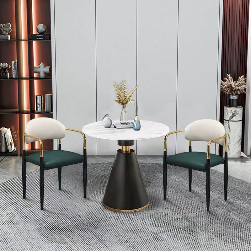 Industrial Dining Room Arm Chairs Metal Open Chair for Kitchen Clearhalo 'Dining Chairs' 'Dining Tables & Seating' 'dining_chair' 'furn' 'furn_dining_chair' 'Furniture' 'Kitchen & Dining Furniture' 1200x1200_cf3c7e14-5383-40ff-898b-cb7a18e93be3