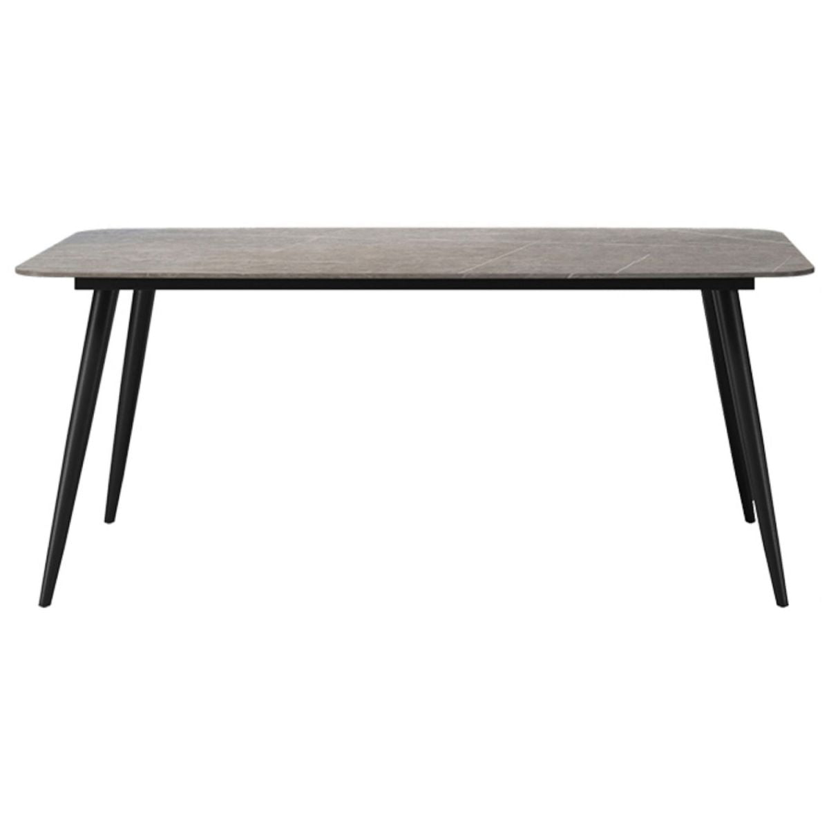 Simplicity Style Sintered Stone Dining Table 4 Legs Carbon Steel Base Rectangle Table for Home Clearhalo ' dining_table' 'Dining Tables & Seating' 'Dining Tables' 'furn' 'furn_dining_table' 'Furniture' 'furniture_dining_table' 'Kitchen & Dining Furniture' 'kitchen&dining_furn' 'kitchen' 'kitchen_dining_table' 1200x1200_cf3cd3b1-2d4f-4423-9050-b4492c191f31