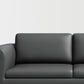 Square Arm Settee Stain-Resistant Leather Couch in Black/Grey Clearhalo 'furn' 'furn_sofas' 'Furniture' 'furniture_sofas' 'Living Room Furniture' 'Sofa' 'sofas' 1200x1200_cf3fb94e-768d-4031-bc8c-c10b14d3d825
