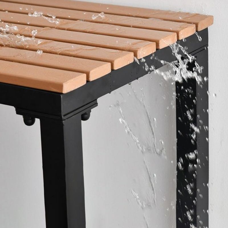 Modern 41.3"H Bar Table Rectangular Wooden Top Table for Bar Clearhalo 'Bar Furniture' 'Bar Tables' 'bar_tables' 'furn' 'furn_bar_tables' 'Furniture' 'Kitchen & Dining Furniture' 1200x1200_cf48c3b1-591c-4ab1-99c4-ef4b1d70b3e4
