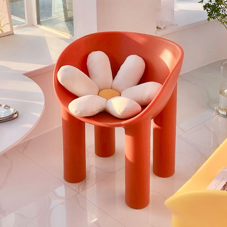 Nordic Style Dining Chairs Kitchen Arm Side Chairs with Plastic Legs (Set of 2) Clearhalo ' kitchen&dining_furn' 'Dining Chairs' 'Dining Tables & Seating' 'dining_chair' 'furn' 'furn_dining_chair' 'Furniture' 'furniture_dining_chair' 'Kitchen & Dining Furniture' 'kitchen' 1200x1200_cf4b7c0c-7379-44f8-acb3-dc3e5bd612d0