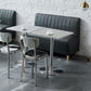 Industrial Dining Room Table Stainless Steel Table with Pedestal Table Clearhalo ' dining_table' 'Dining Tables & Seating' 'Dining Tables' 'furn' 'furn_dining_table' 'Furniture' 'furniture_dining_table' 'Kitchen & Dining Furniture' 'kitchen&dining_furn' 'kitchen' 'kitchen_dining_table' 1200x1200_cf4c01c0-18bb-4507-a1bc-53be1d7c1880