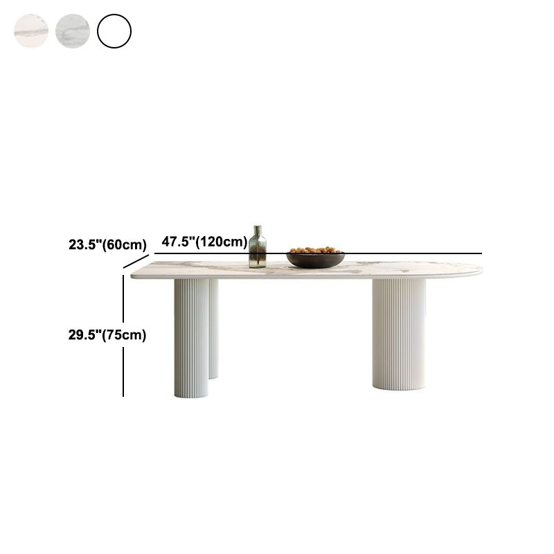 Freeform Solid Wood Dining Table Modern Furniture with Tripod Base for Home