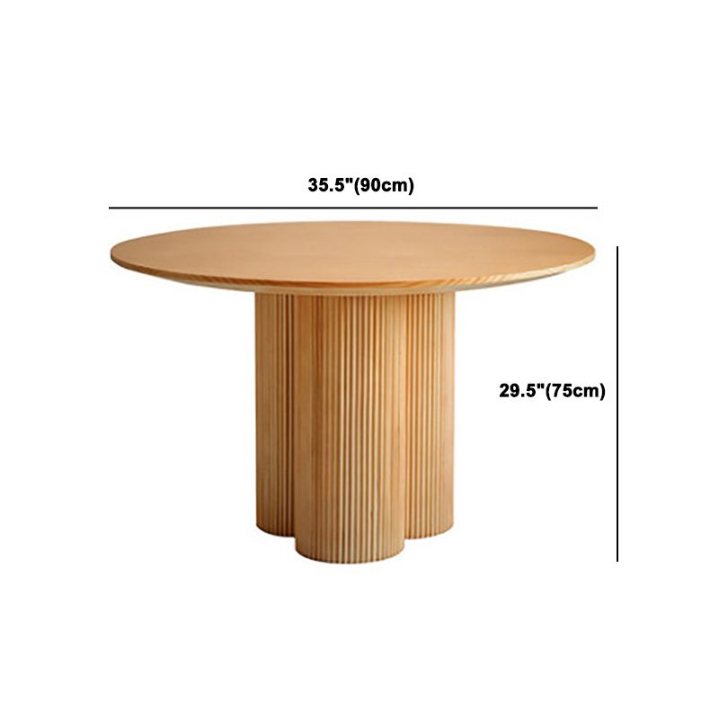 Modern Style Solid Wood Dining Set 1/2/3/4/5/6/7 Pieces Dining Set for Dining Areas