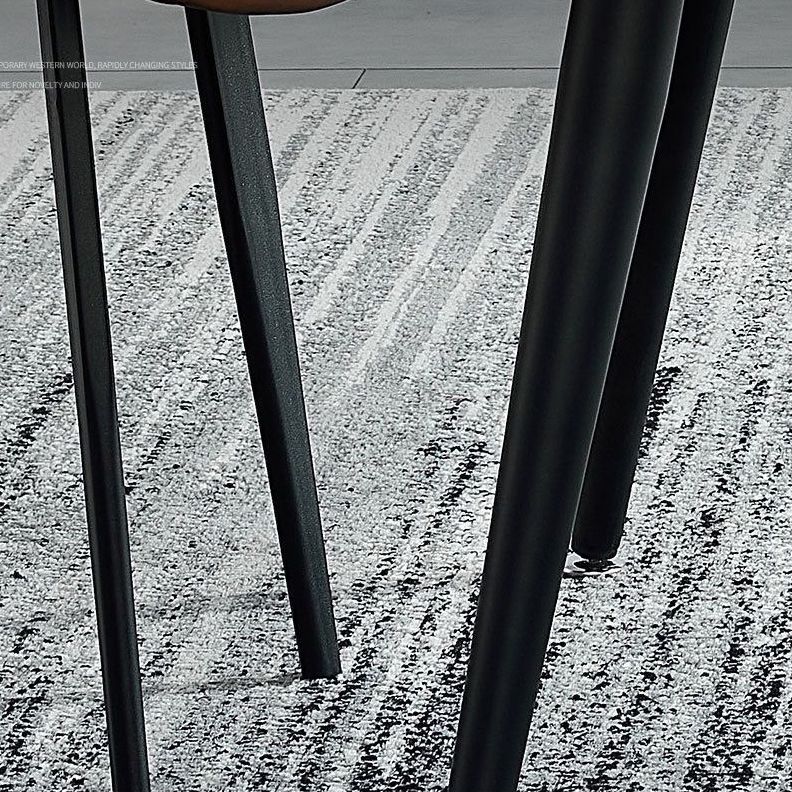 Modern Sintered Stone Dining Room Set Standard Height with 4 Legs Base Dining Set Clearhalo 'Dining Room Sets' 'Dining Tables & Seating' 'dining_room_set' 'furn' 'furn_dining_room_set' 'Furniture' 'furniture_dining_room_set' 'Kitchen & Dining Furniture' 'kitchen&dining_furn' 'kitchen' 1200x1200_cf4e62d6-207e-4123-bd3d-a686a443e47d