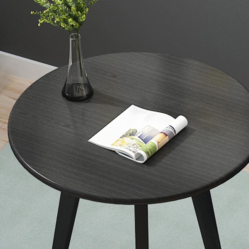 Contemporary Style Wooden Round Top Side Table 3 Legs End Table Clearhalo 'Coffee & Accent Tables' 'End & Side Tables' 'end_side_tables' 'furn' 'furn_end_side_tables' 'Furniture' 'Living Room Furniture' 1200x1200_cf4fd608-1657-4108-81ab-b60ece58dd3b