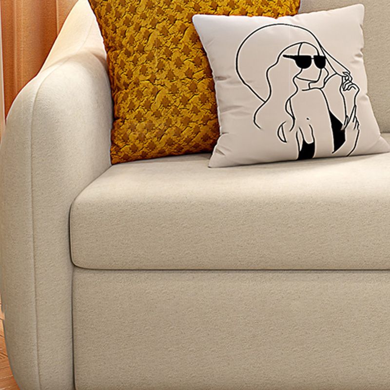 Glam Style Velvet Sleeper Sofa with Cushion Back in Metal Base Clearhalo 'furn' 'furn_futons' 'Furniture' 'Futons & Daybeds' 'Futons' 'Living Room Furniture' 1200x1200_cf4ff078-ad9b-4257-a894-48760fba00dc