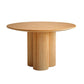 Minimalistische ronde eettafelset 1/2/3/4/5/7-delige grenen dinetteset