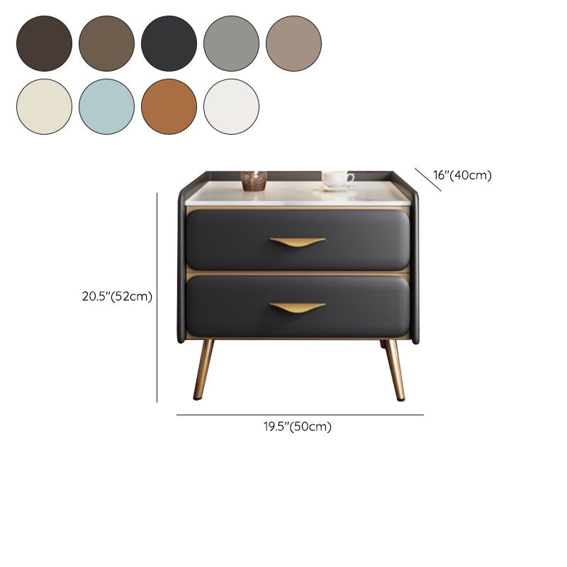 Steen accenttafel nachtkastje glamour bedacht kast voor slaapkamer