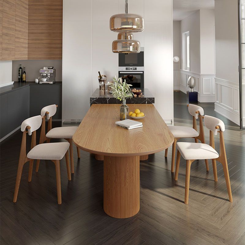 Tavolo da pranzo in legno massiccio tavolo da pranzo moderno con 4 gambe in legno