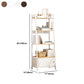 Modern Metal and Wood Shelf Bookcase Bookcase Scaffale di libri aperti per la casa