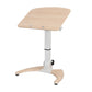 Rectangular Shaped Collapsible Laptop Table Wood Writing Desk in White/Brown/Natural