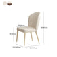 Nordic Style Leather Dining Chairs for Home Armless Solid Back Chair Clearhalo 'Dining Chairs' 'Dining Tables & Seating' 'dining_chair' 'furn' 'furn_dining_chair' 'Furniture' 'furniture_dining_chair' 'Kitchen & Dining Furniture' 1200x1200_cf58f5a9-9259-4cfc-a4c3-dcf6f1fa8f4e
