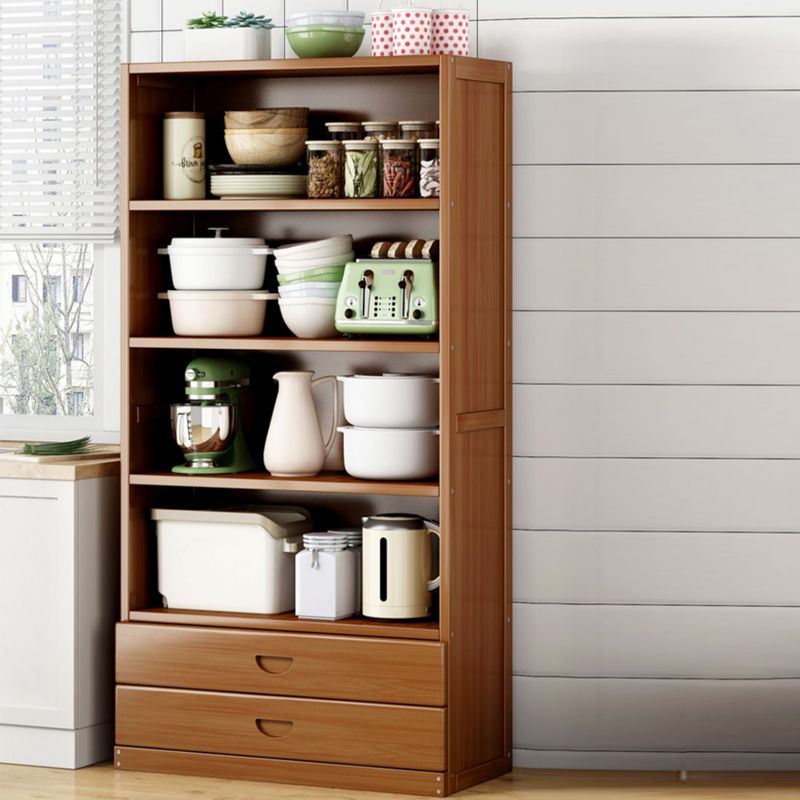 Tavolo da bacheca contemporanea Gabinetto di bambù con porte per cucina