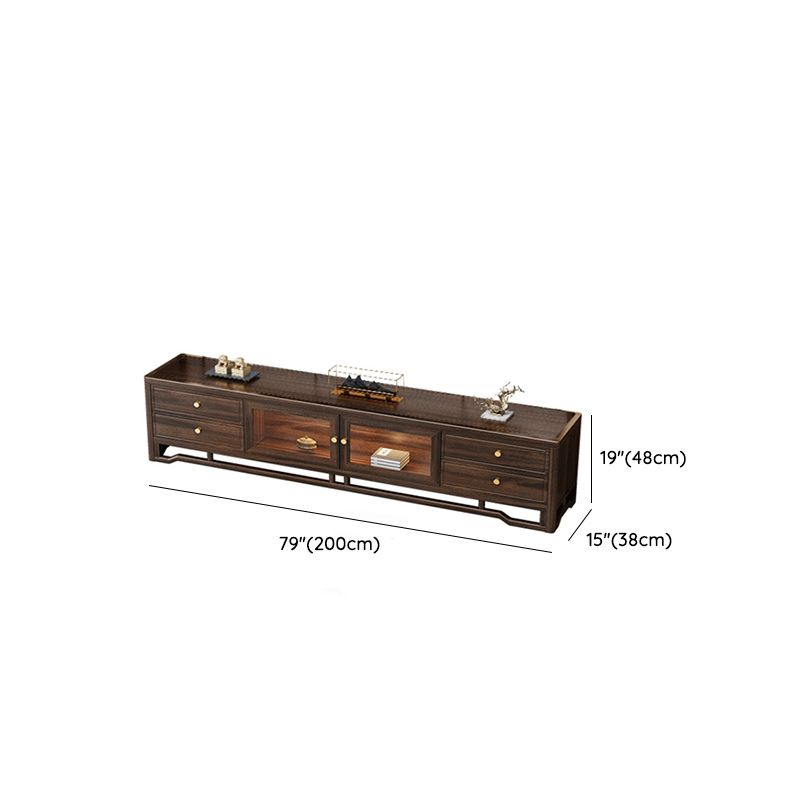 Glam TV Media Stand Tiroirs inclus TV Media Console avec pour le salon