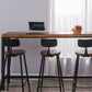 Industrial Style Solid Wood Bar Table Rectangle Bar Height Bar Dining Table Clearhalo 'Bar Furniture' 'Bar Tables' 'bar_tables' 'furn' 'furn_bar_tables' 'Furniture' 'Kitchen & Dining Furniture' 1200x1200_cf627c30-8127-4b52-b42b-5f7e12f6ff44
