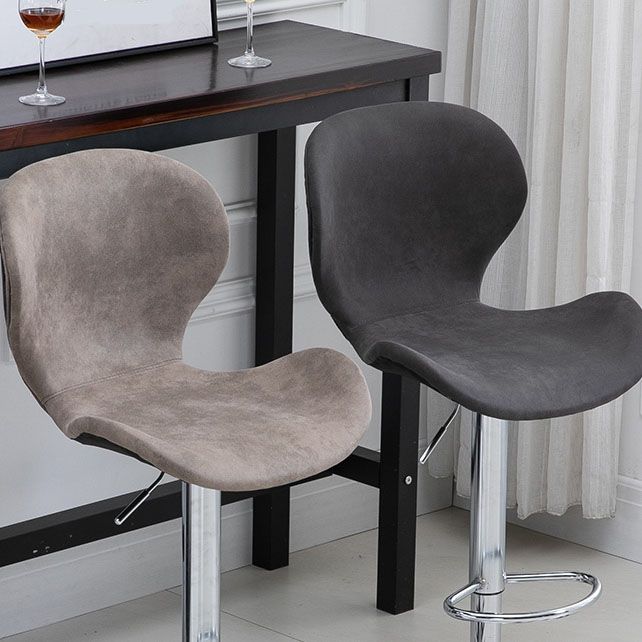 Mobiliario de cuero de metal de metal escandinavo de cuero de cuero hacia atrás