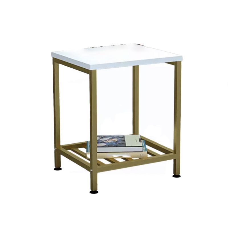 Modern Style with Storage Rack White/black Metal Iron Nightstand Clearhalo 'Bedroom Furniture' 'furn' 'furn_night_stand' 'Furniture' 'night_stand' 'Nightstands' 1200x1200_cf637769-4c94-457f-ac89-c7e10f9503c6