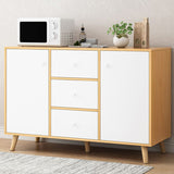 Sideboard in legno ingegnerizzato contemporaneo con cassetti e conservazione