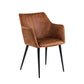 Faux Leather Arm Chair Metal Base Indoor Dining Chair for Dining Room Clearhalo 'Dining Chairs' 'Dining Tables & Seating' 'dining_chair' 'furn' 'furn_dining_chair' 'Furniture' 'Kitchen & Dining Furniture' 1200x1200_cf65e642-765e-4a25-a2d9-fdeed90263a6