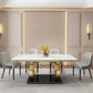 Rectangle Trestle Base Luxury Table Fixed Table with Marble Top Clearhalo ' dining_table' 'Dining Tables & Seating' 'Dining Tables' 'furn' 'furn_dining_table' 'Furniture' 'furniture_dining_table' 'Kitchen & Dining Furniture' 'kitchen&dining_furn' 'kitchen' 'kitchen_dining_table' 1200x1200_cf688beb-ea49-4e53-b884-717ce4dfdec9