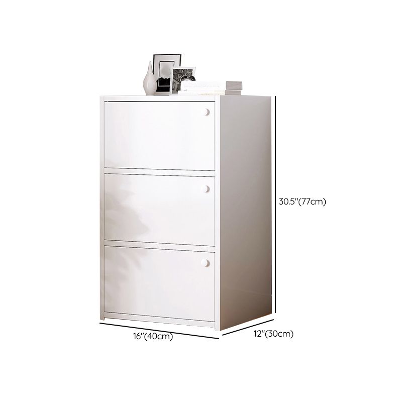 Minimalist Wooden Accent Cabinet Bar Pulls Handle Design Storage Cabinet