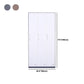 Metal Hinged Wardrobe Cabinet Contemporary Wardrobe Armoire for Home