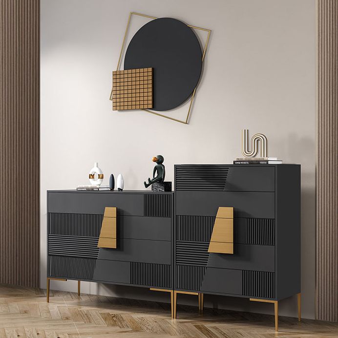 Luxury Style Multi Drawer Buffet Table Wood Top Dining Sideboard for Living Room Clearhalo 'buffet_sideboard' 'Buffets & Sideboards' 'furn' 'furn_buffet_sideboard' 'Furniture' 'Kitchen & Dining Furniture' 1200x1200_cf6aaa57-bc87-4605-9957-87ef13506f65