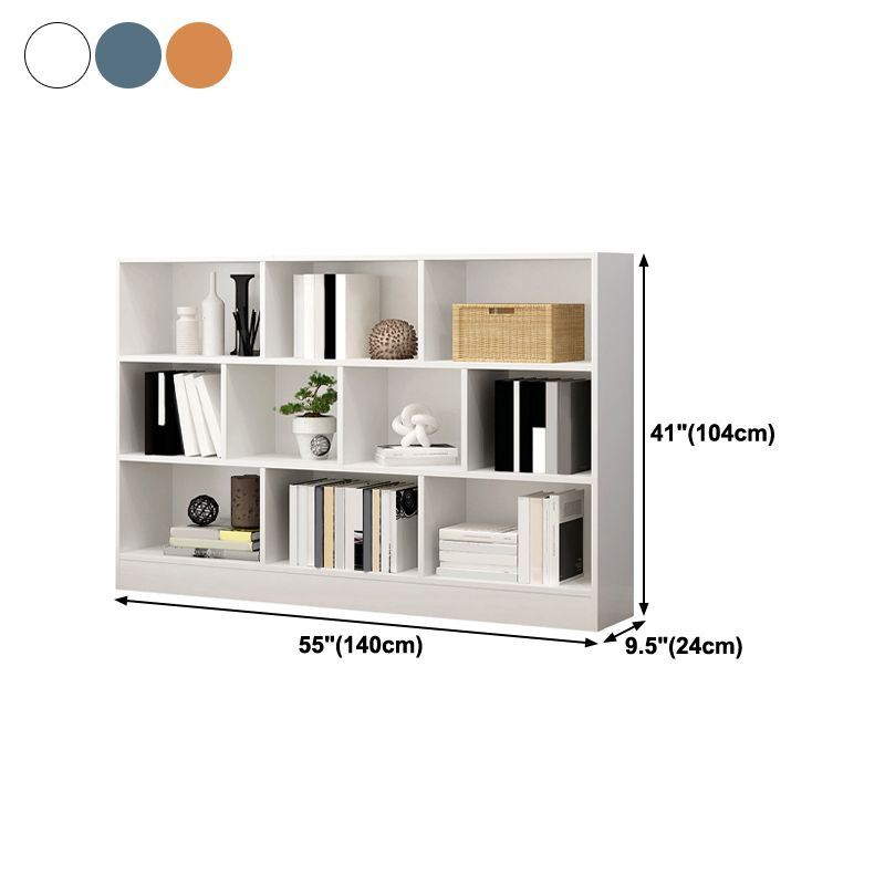Wood Standard Bookshelf Contemporary Style Bookcase for Living Room Clearhalo 'Bookcases' 'furn' 'furn_bookcases' 'Furniture' 'furniture_bookcases' 'Office Furniture' 1200x1200_cf6bb26c-c4c1-4273-8518-ba5ca86461d7