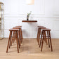 Modern Solid Wood Bar Table Set 1/4/7/9 Pieces Counter Table with Backless Stools Clearhalo 'Bar Furniture' 'furn' 'furn_home_bar_bar_sets' 'Furniture' 'Home Bars & Bar Sets' 'home_bar_bar_sets' 'Kitchen & Dining Furniture' 1200x1200_cf6dfc73-89d3-4096-ab4c-891d0a4dd651