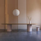 Oval Modern Dining Table Solid Wood Fixed Table with Double Pedestal Base Clearhalo ' dining_table' 'Dining Tables & Seating' 'Dining Tables' 'furn' 'furn_dining_table' 'Furniture' 'furniture_dining_table' 'Kitchen & Dining Furniture' 'kitchen&dining_furn' 'kitchen' 'kitchen_dining_table' 1200x1200_cf6e7f46-ec43-4126-baa1-60ffed2bf27a