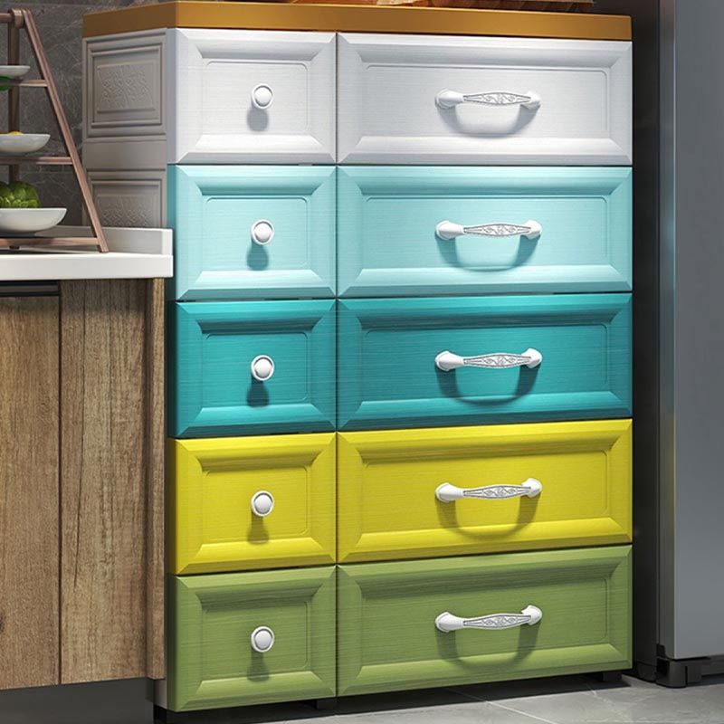 Contemporary Non-Hanging Armoire Plastic Wardrobe Closet,29.13" D x 13.78" W x 39.37" H Clearhalo 'Armoires & Wardrobes' 'armoires_wardrobes' 'Bedroom Furniture' 'furn' 'furn_armoires_wardrobes' 'Furniture' 1200x1200_cf708178-a30b-456e-96b0-5aeee67a8658