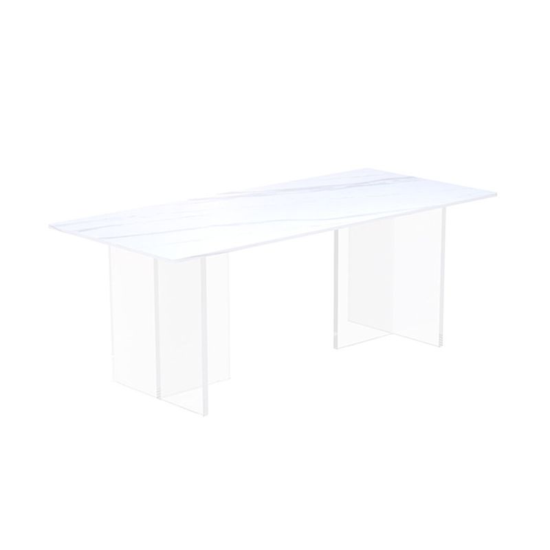 Modern Stone Top Dining Table Set 1/2/5 Pieces Dinette Set for Kitchen Clearhalo 'Dining Room Sets' 'Dining Tables & Seating' 'dining_room_set' 'furn' 'furn_dining_room_set' 'Furniture' 'Kitchen & Dining Furniture' 1200x1200_cf7126e1-addd-4926-b88c-3468daf5f883