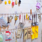 Industrial Entryway Kit Silver Stainless Steel Wall-Mounted with Hooks Coat Hanger Clearhalo 'Entry & Mudroom Furniture' 'furn' 'furn_hall_tree_coat_racks' 'Furniture' 'Hall Trees & Coat Racks' 'hall_tree_coat_racks' 1200x1200_cf717a26-34b7-4c63-bf4f-ef2f2fba9f85