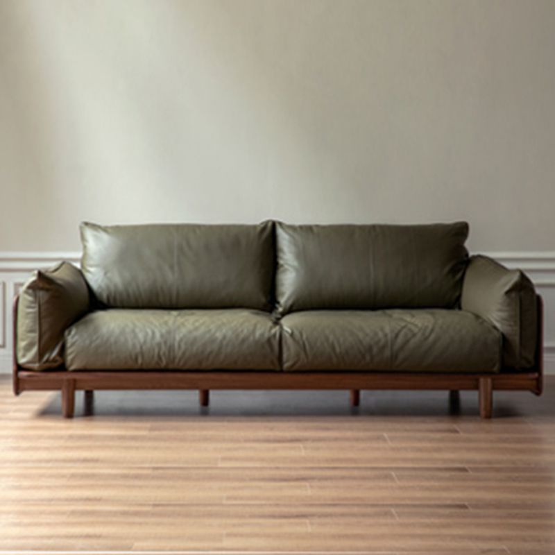 Standard Solid Wood Square Arm Sofa with Cushions Back for Living Room Clearhalo 'furn' 'furn_sofas' 'Furniture' 'Living Room Furniture' 'Sofa' 'sofas' 1200x1200_cf741078-0635-4fb2-97f7-d927a79bcb42