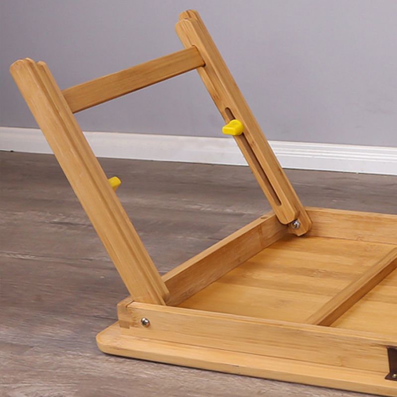 Scrivania di scrittura di bambù contemporanea per ufficio per ufficio