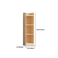 Contemporary Wooden Vertical Book Shelf Closed Back Brown Shelf Bookcase for Study Room Clearhalo 'Bookcases' 'furn' 'furn_bookcases' 'Furniture' 'Office Furniture' 1200x1200_cf772582-fad4-4ec1-a2af-54a78f21ede3